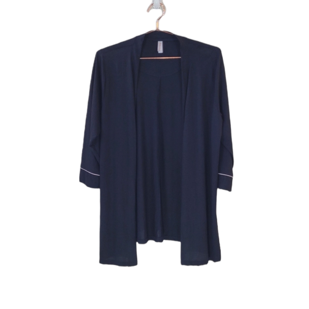 BELABUMBUM *Flawed* Black Robe Cardigan Nursing Maternity Size M
